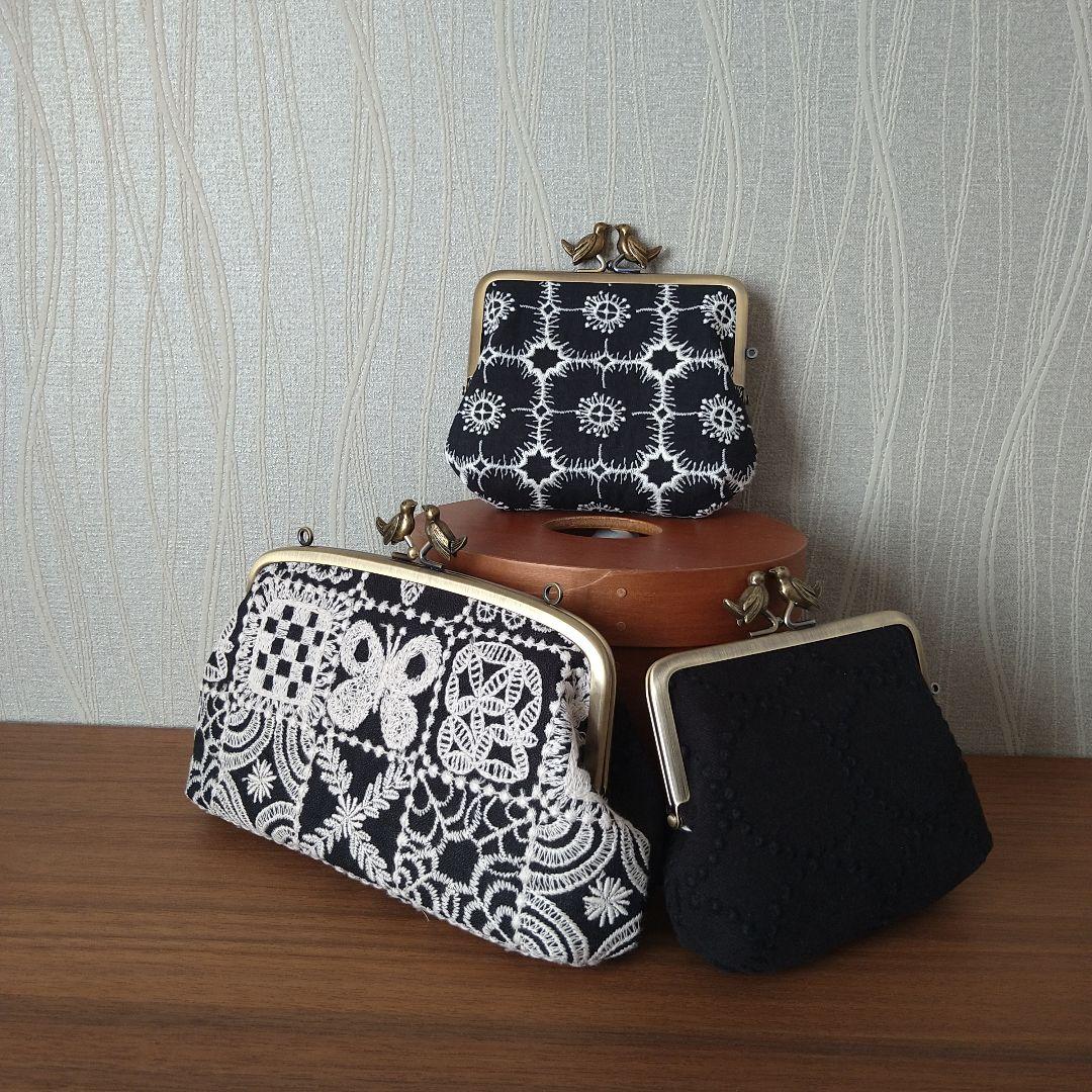 【春財布❀】小鳥の親子がま口財布ringflower☆ミナペルホネンハンドメイド