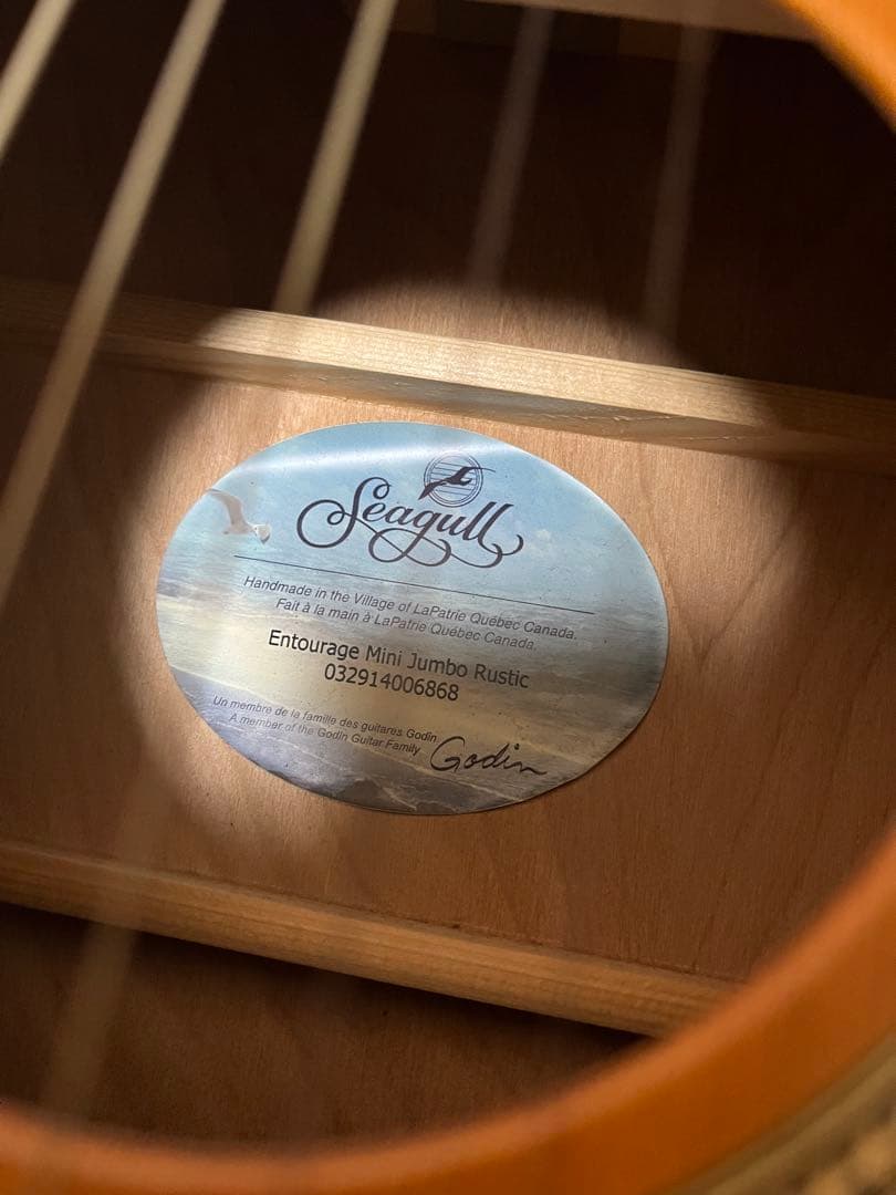 Seagull ギター Entourage Mini Jumbo Rustic
