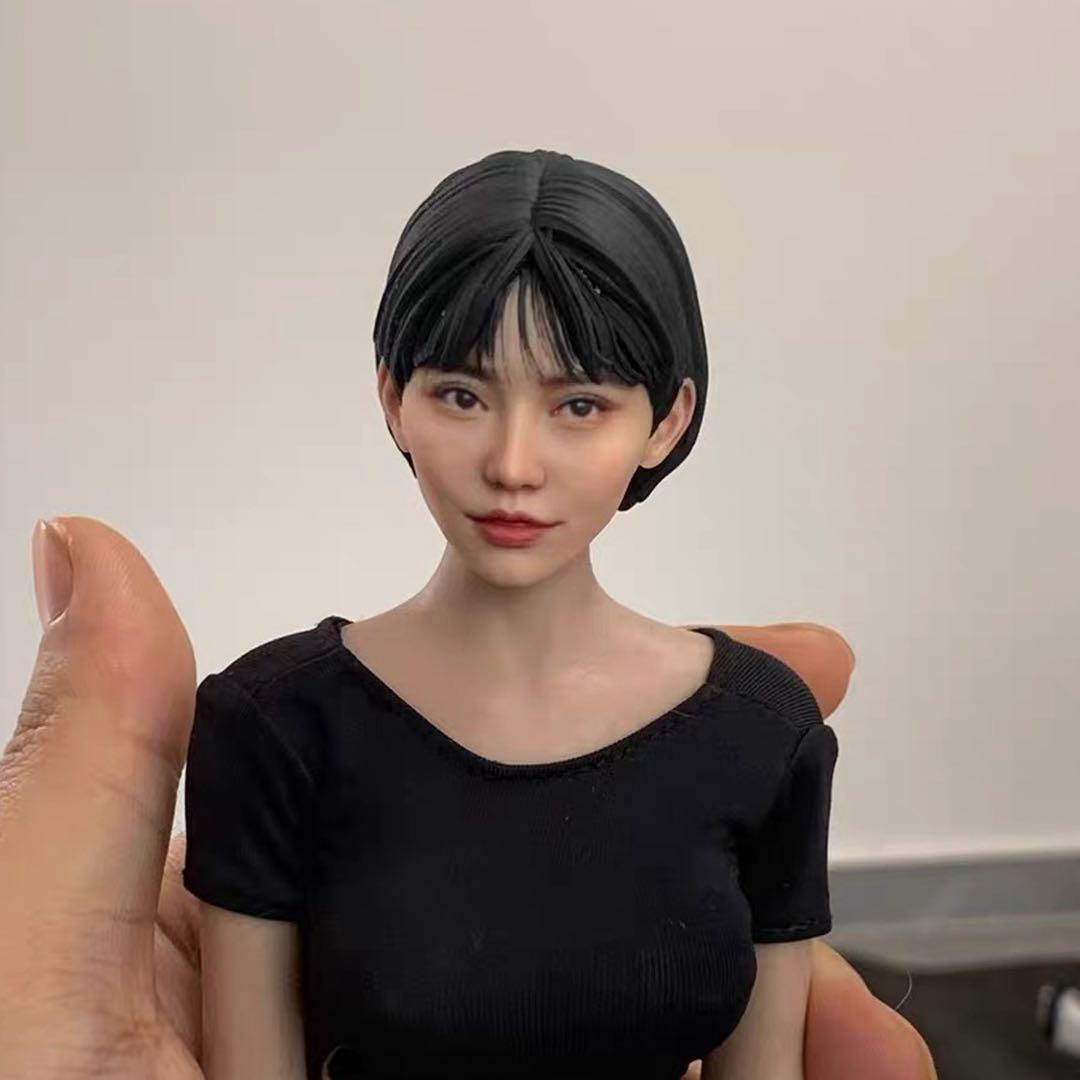 C67 1/6 フィギュア ヘッド 女性ヘッド 希少品 12インチドール 美少女