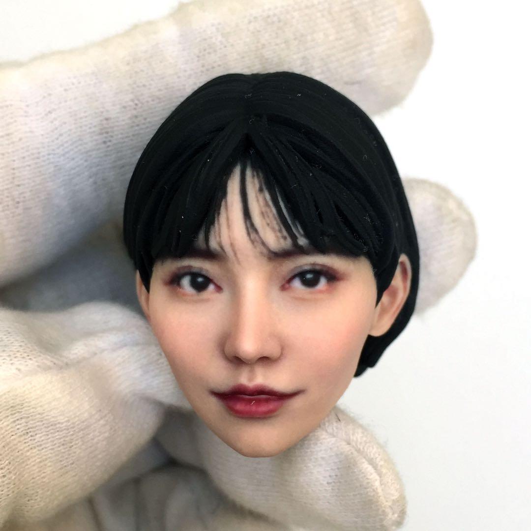 C67 1/6 フィギュア ヘッド 女性ヘッド 希少品 12インチドール 美少女