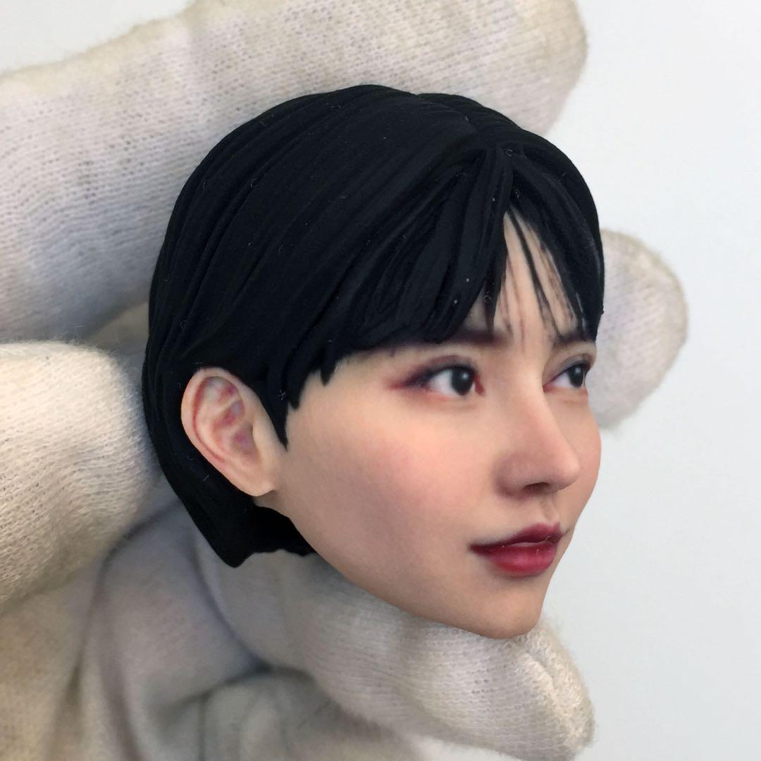 C67 1/6 フィギュア ヘッド 女性ヘッド 希少品 12インチドール 美少女