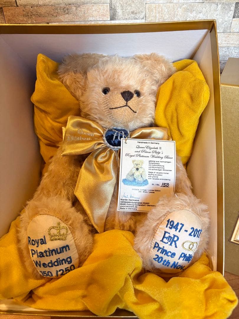 Hermann イギリス王室　限定テディベア