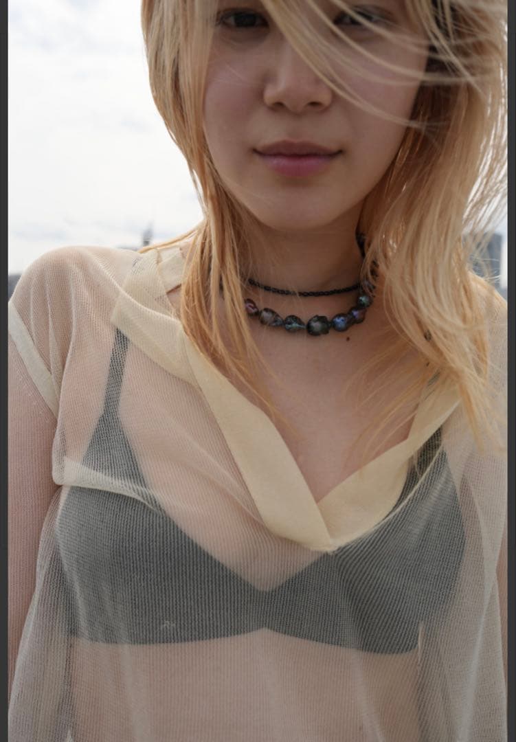 オニキス(染色) ネジ式 ゴールド ハンドメイド ネックレス