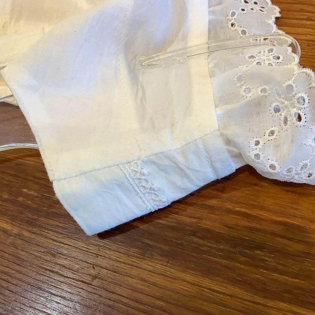 MICHIKO NO KOMICHI レースエプロン　フリル付き　ミチコノコミチ