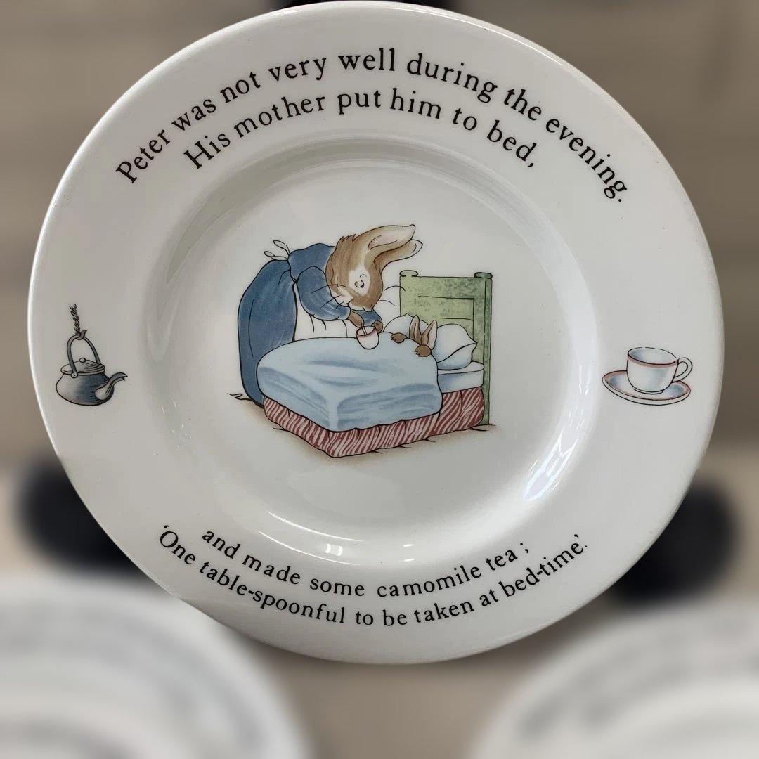 ウェッジウッド ピーターラビット旧刻印 プレート 英国製 5枚セット