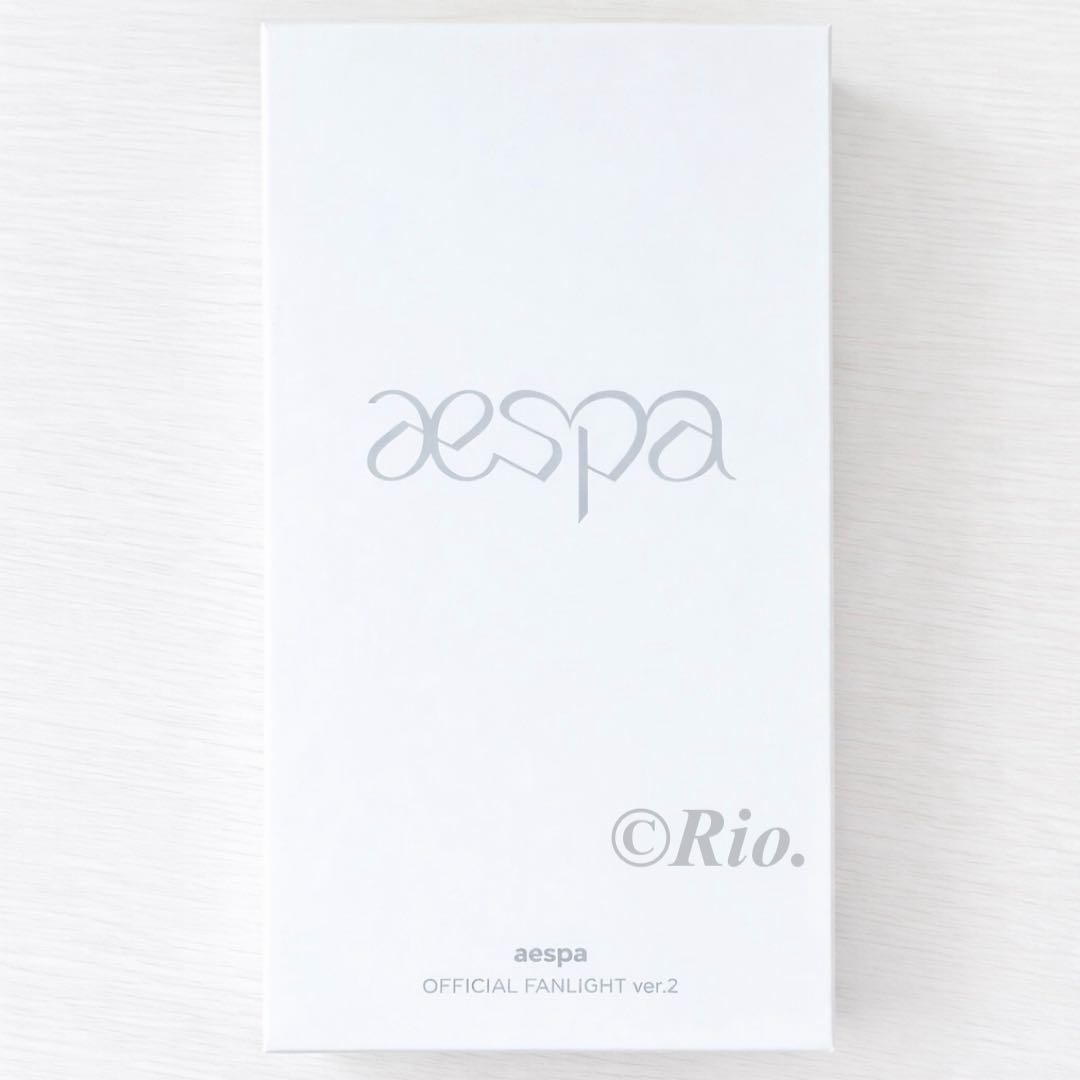 トレカ4枚付き aespa 公式 ペンライト VER.2 最新 新品 ver2