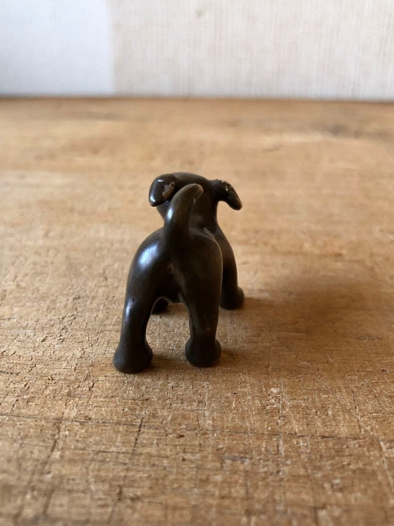 蝋型鋳造仔犬　1/6 最後の1点　新作