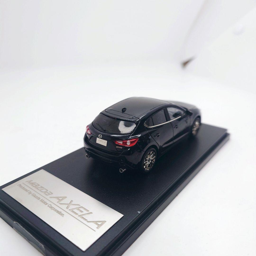 1/43　マツダ アクセラ ハッチバック　AXELA ブラック ミニカー