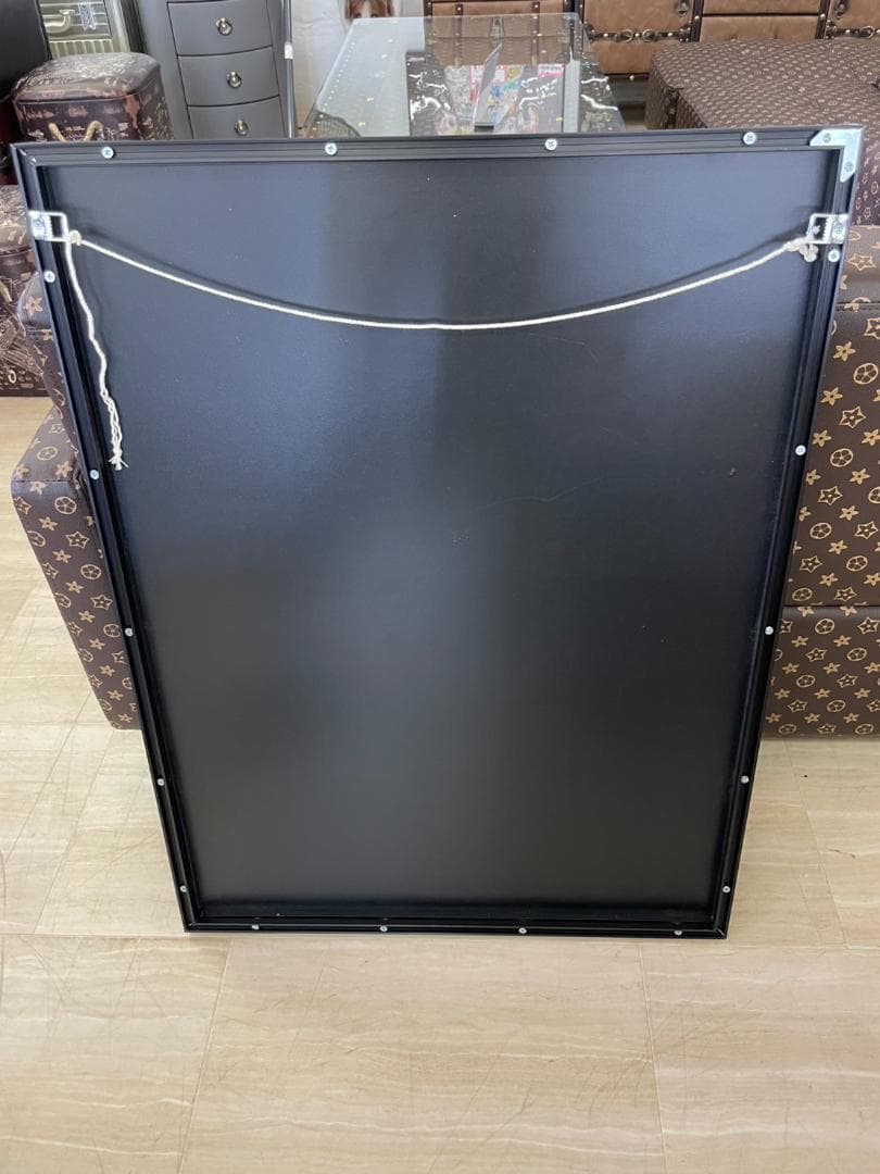 水晶絵　アートパネル　バンクシー　風船と少女　壁掛け　パネル　アート　絵　絵画