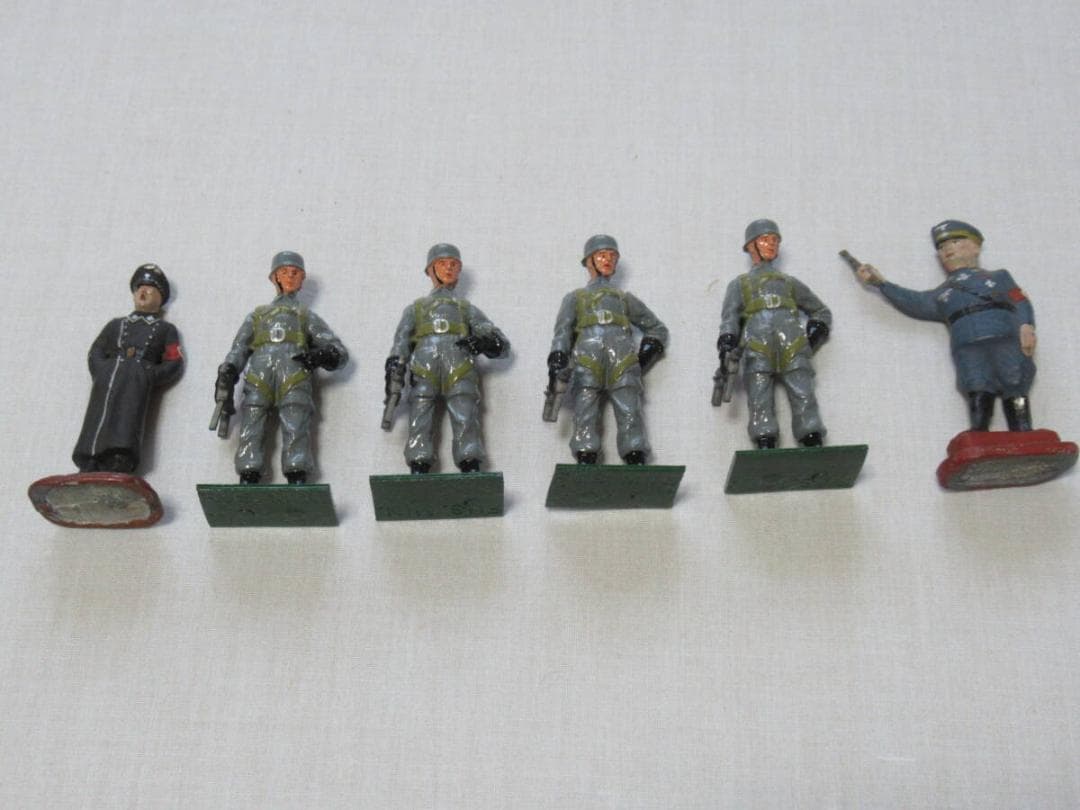 1980年代 英国製◆フュージリア SET19 ミニチュア WW2ドイツ歩兵6体