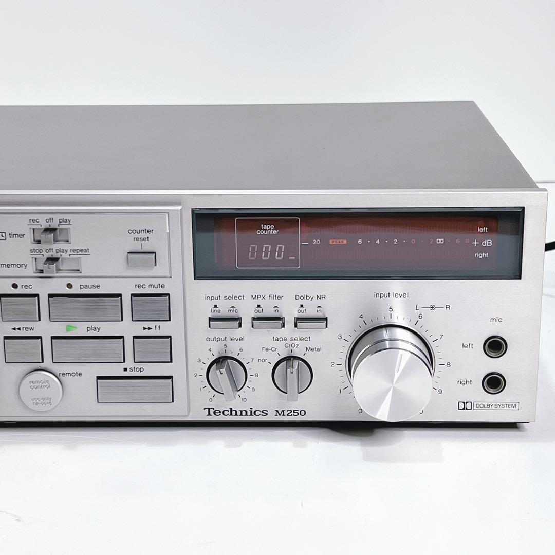 【外観 超美品】 Technics RS-M250 カセットデッキ　テクニクス