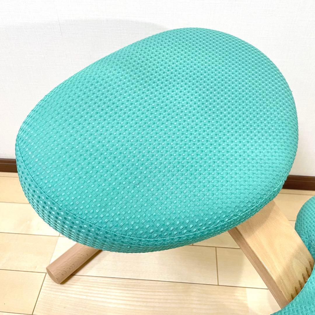 バランスチェア バランスイージー ライトグリーン 中古美品