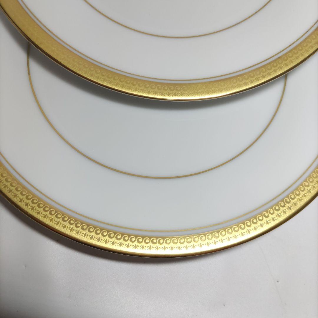 未使用品 ノリタケ BALMORAL バルモラル 金彩プレート6枚 21cm