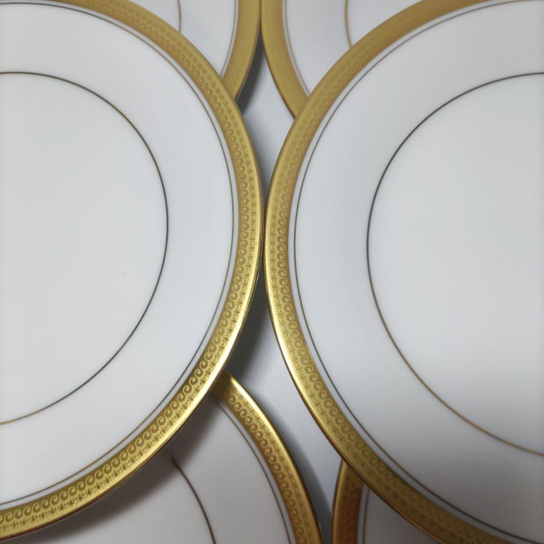 未使用品 ノリタケ BALMORAL バルモラル 金彩プレート6枚 21cm