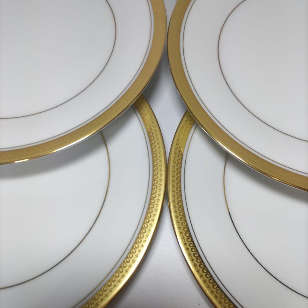 未使用品 ノリタケ BALMORAL バルモラル 金彩プレート6枚 21cm