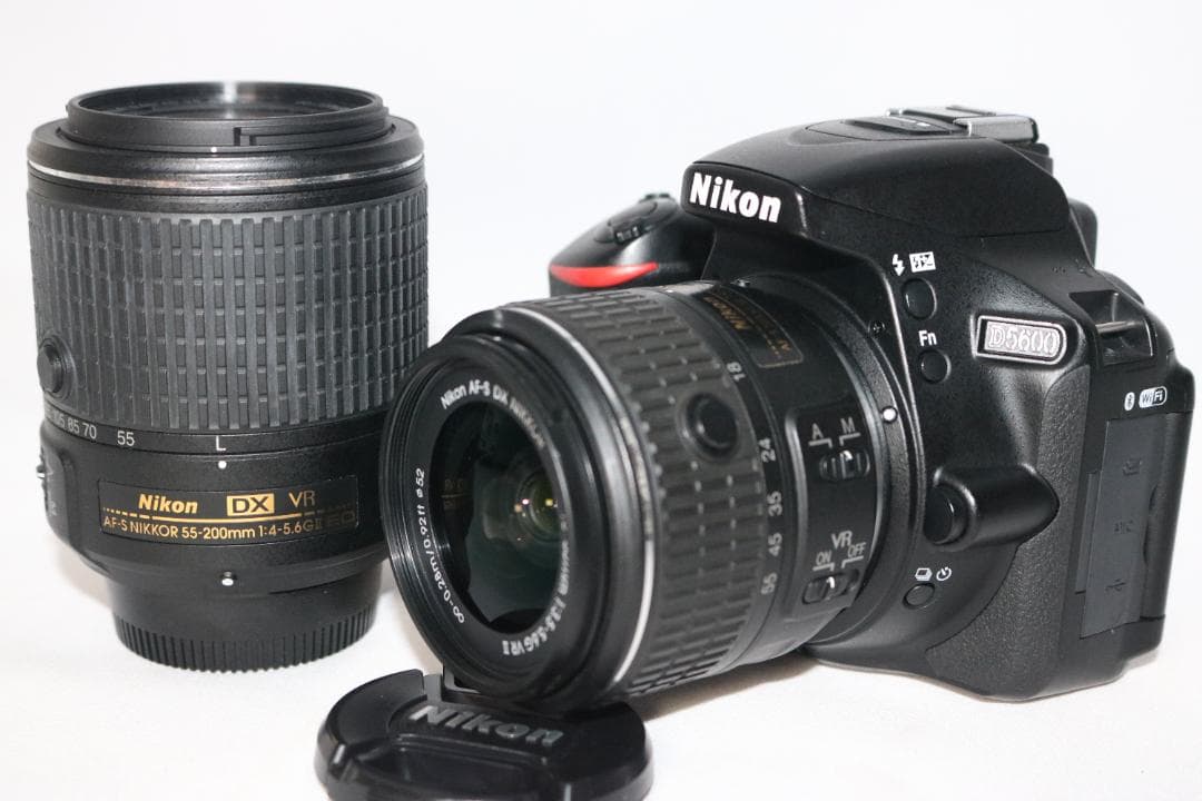 シリーズ最新！大人気⭐Nikon D5600 望遠レンズセット⭐初心者 一眼レフ