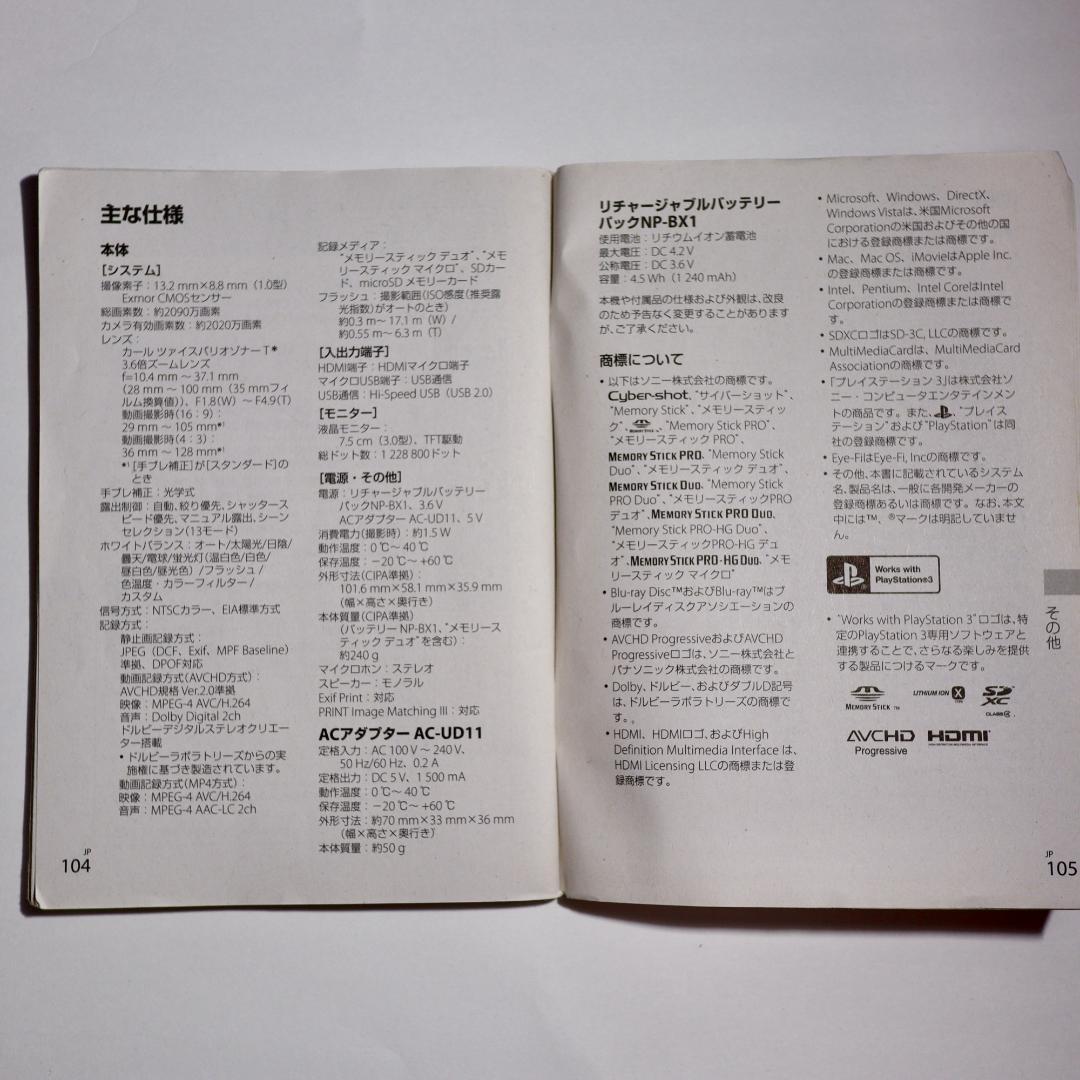 SONY DSC-RX100 初代コンパクトデジタルカメラ ZEISSレンズ付き