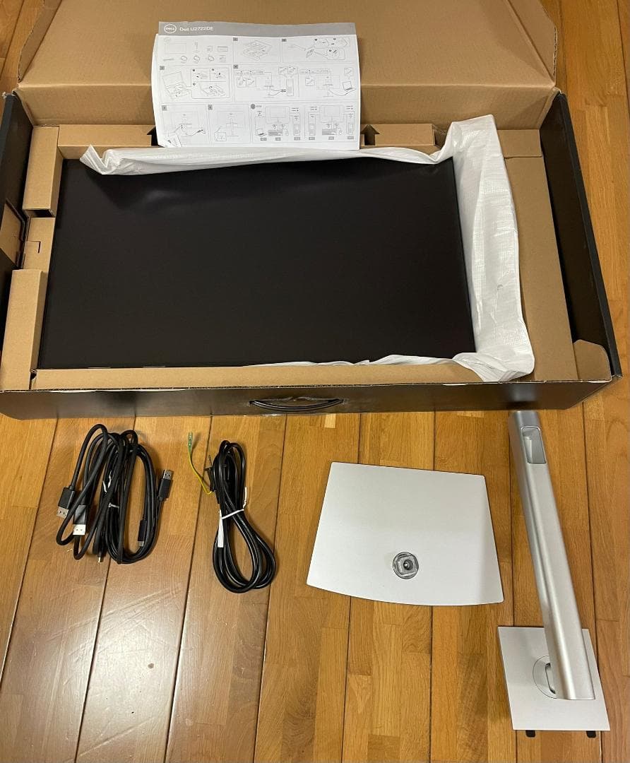 【美品】DELL U2722DE 27インチ QHD USB-C給電 ハブ