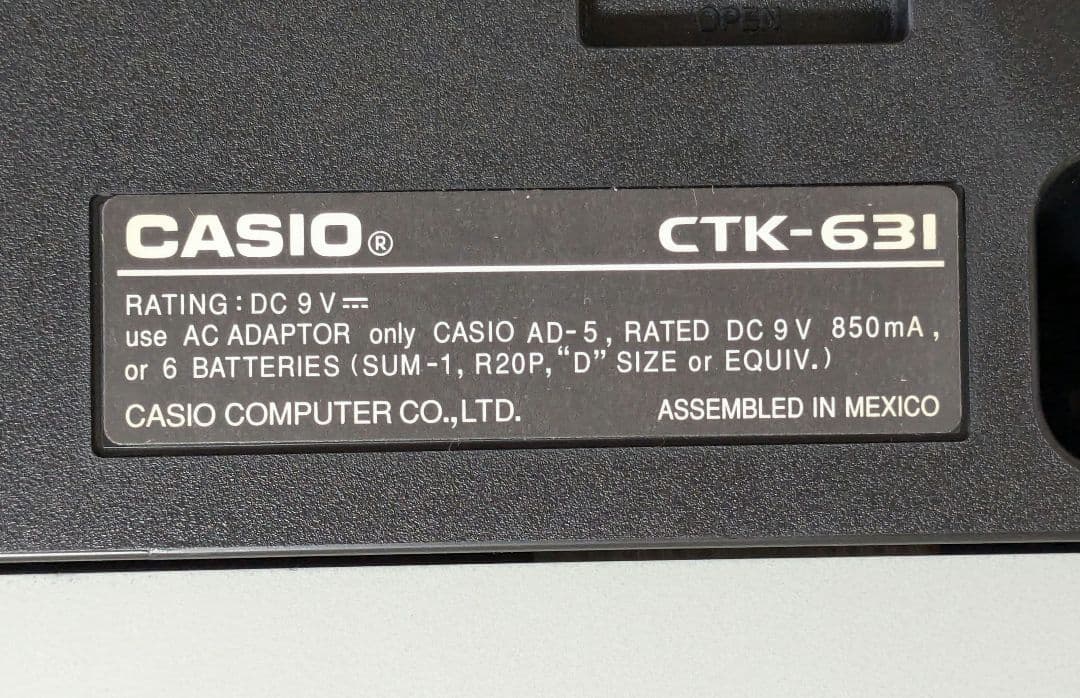 CASIO CTK-631 電子キーボード 箱付き