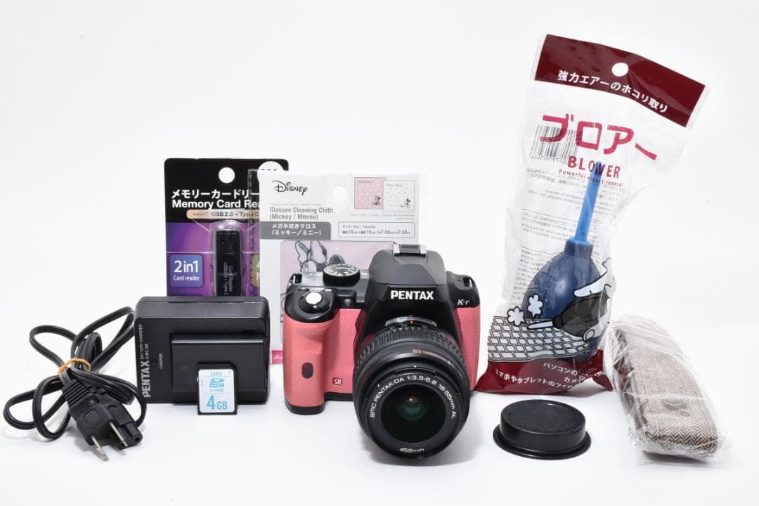 希少カラー❤️PENTAX K-r ピンク×ブラック スマホ転送✨初心者即撮影OK