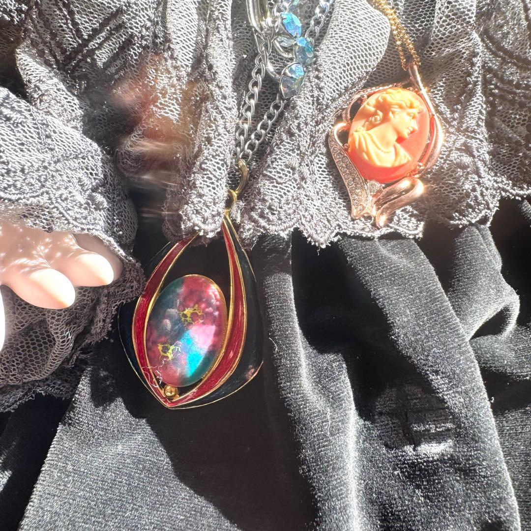 ビスクドール アーテー AT リプロ ブラック ベルベット ロングドレス ボネ