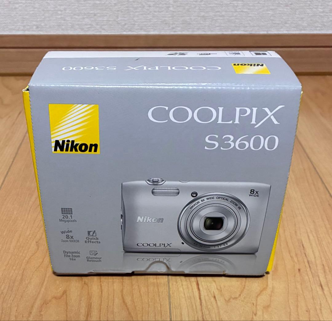 Nikon COOLPIX s3600 付属品完備