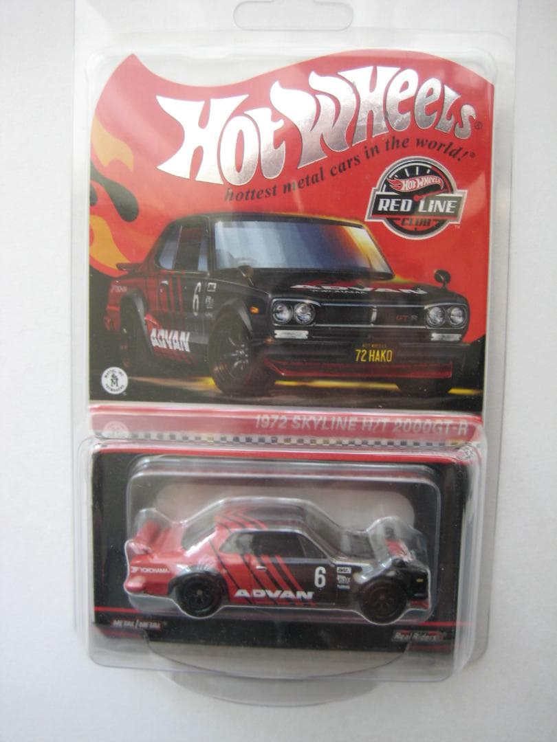ミニカー HOT WHEELS 1972 SKYLINE H/T 2000GT-R