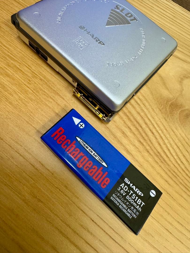 SHARP MDウォークマン MDプレーヤー 動作確認済 MD-SS321-S