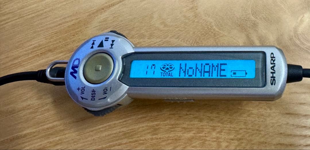 SHARP MDウォークマン MDプレーヤー 動作確認済 MD-SS321-S