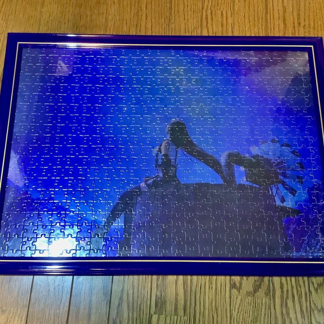 ファイナルファンタジー　ジグソーパズル　ティファ　キーアート　糊付けなし　額付き