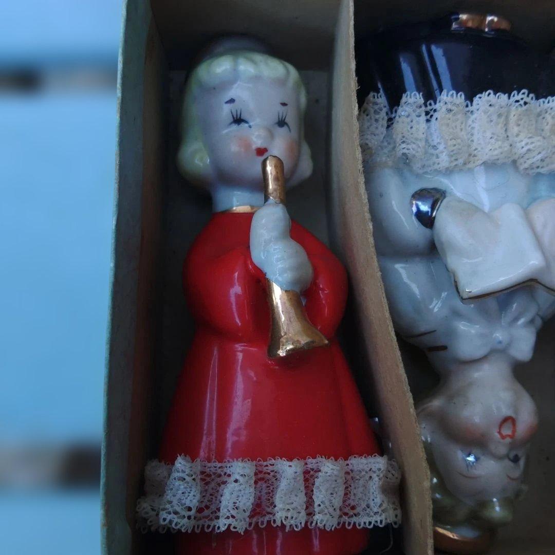 磁器人形　聖歌隊　アンティーク玩具