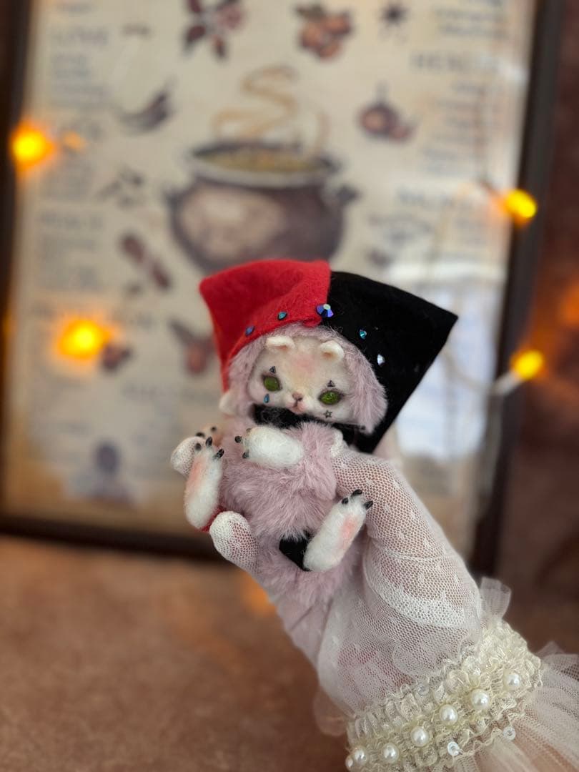 アートドール　ピエロ幻獣46 羊毛フェルト