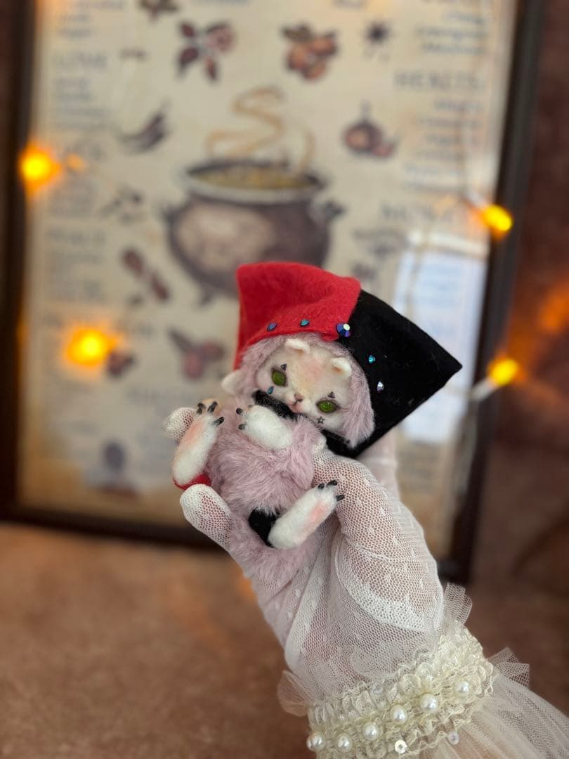 アートドール　ピエロ幻獣46 羊毛フェルト