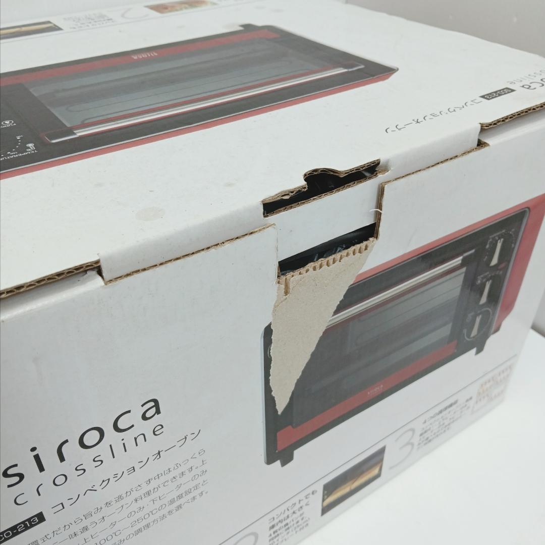 3m6996c3v未使用 コンベクションオーブン シロカ SCO-213 レッド