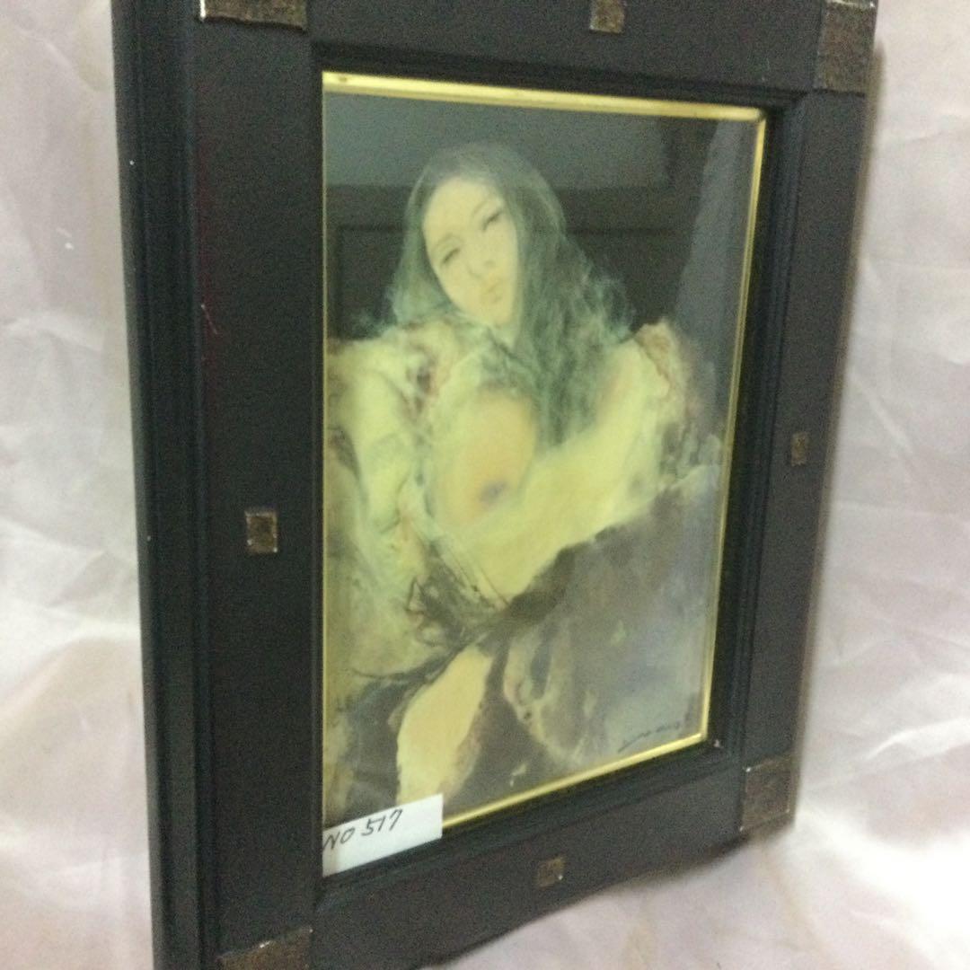 NO 517ー作者わサイン入りですが分かりません、画廊で買いました。