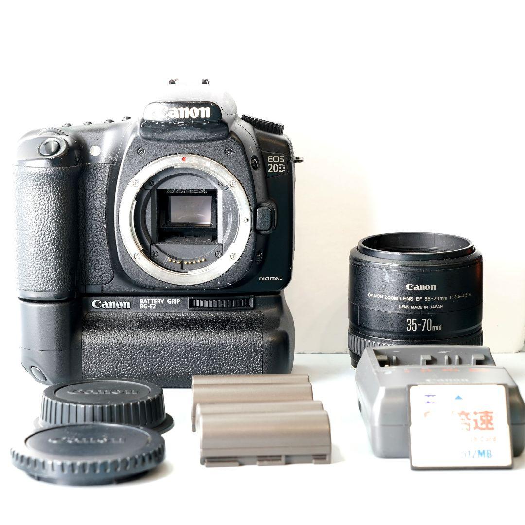 Canon 20D 一眼レフ スマホ転送OK フルセット
