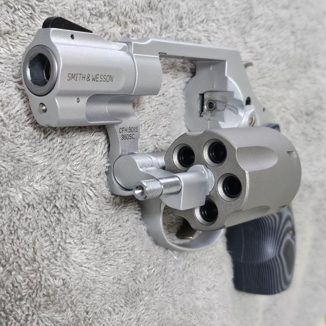 稀少☆ タナカ 純正ガスリボルバー S&W M360SC G10グリップ