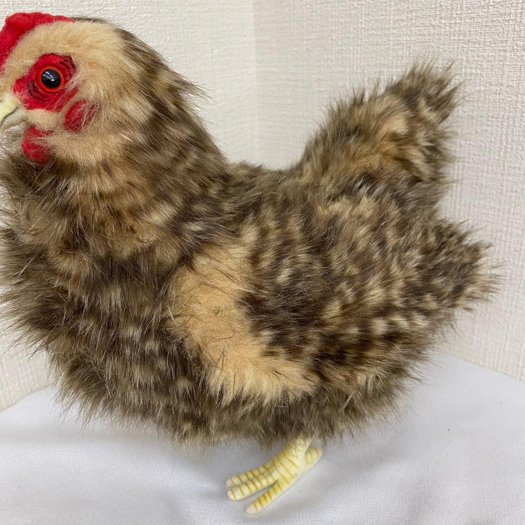 HANSA ハンサ　ぬいぐるみ ニワトリ ベージュ　めんどり　no.13