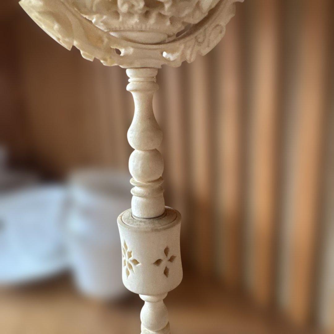 鈴*キ様 中国工芸品　お土産　龍　山水　天球　多層球　置物