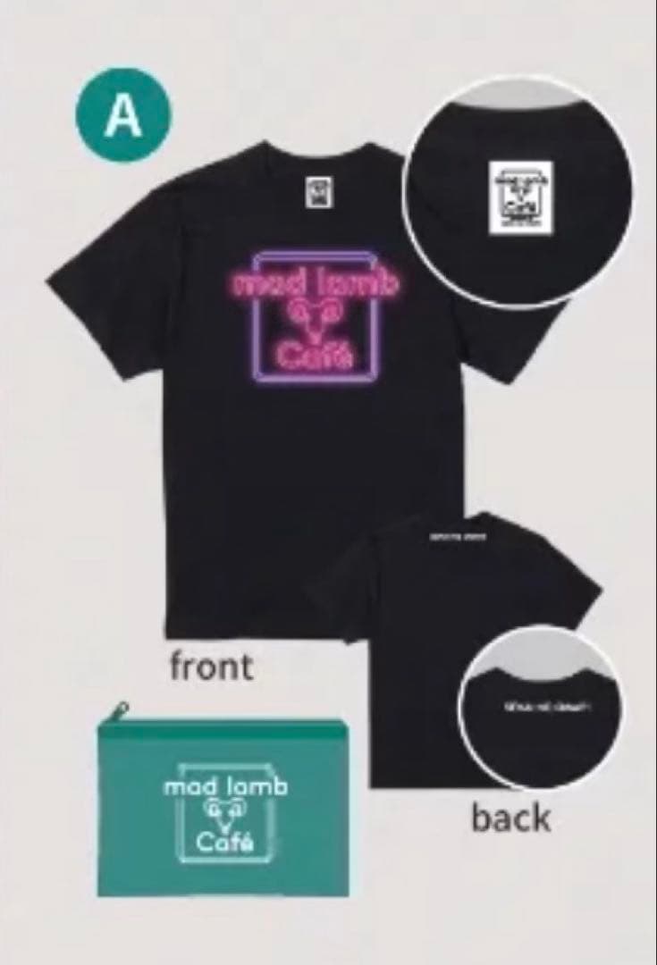 SEKAI NO OWARI mad lamb Café TシャツPVCケース付