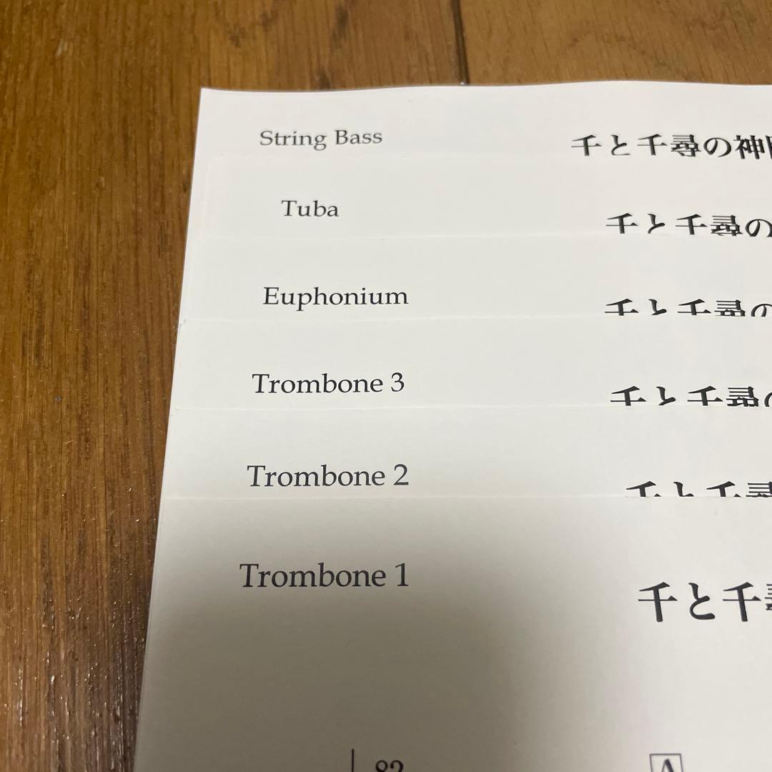 【吹奏楽譜】千と千尋の神隠し 組曲（5曲）／久石譲（遠藤幸夫 編曲）