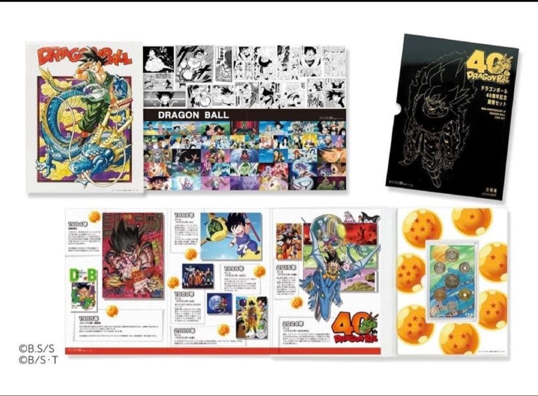【新品】ドラゴンボール 40周年記念 貨幣/プルーフ貨幣セット