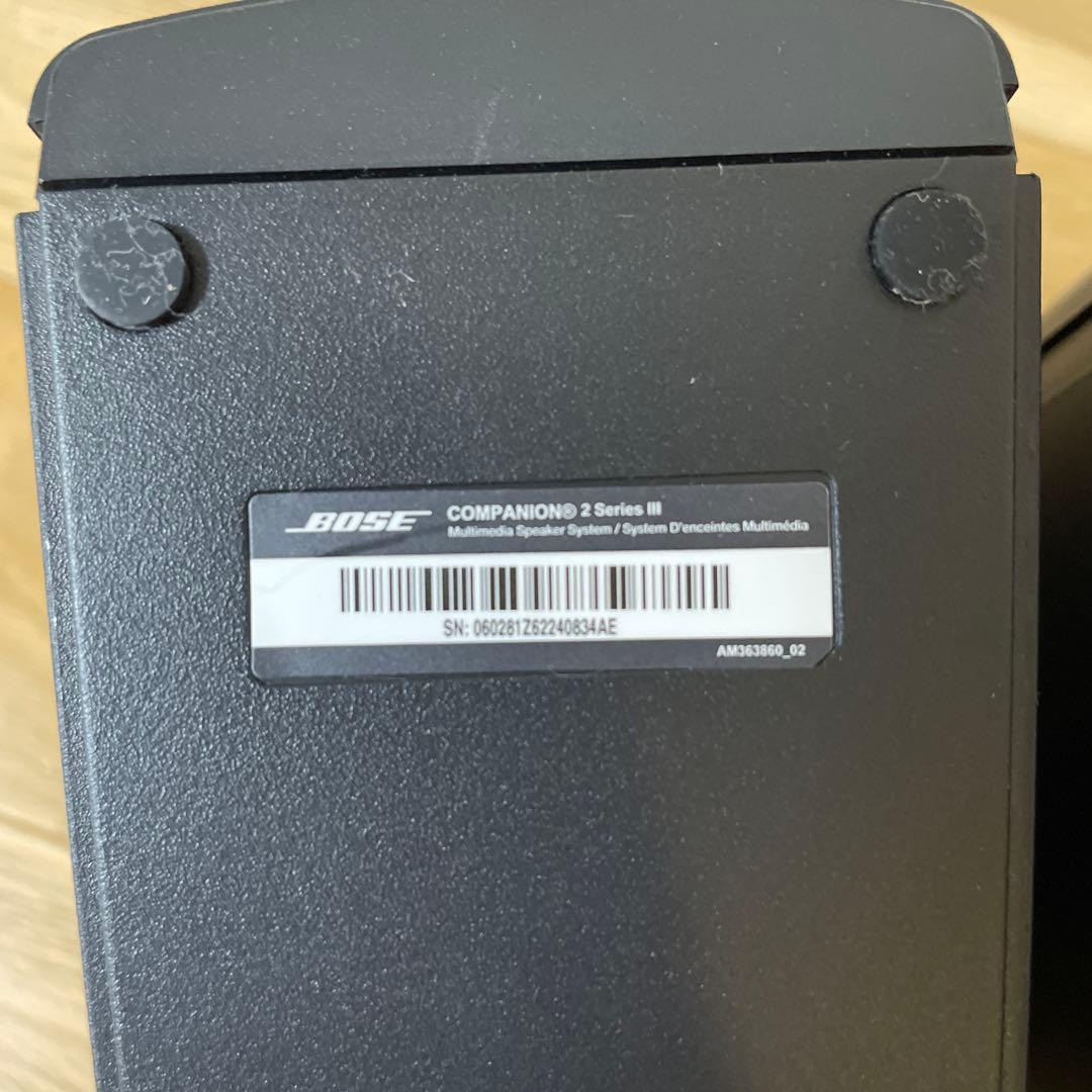 Bose Companion 2 Series III スピーカー