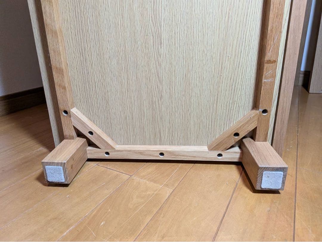 ■送料込■無印良品 木製キャビネット 木扉 棚 収納 廃盤品 キッチンチェスト