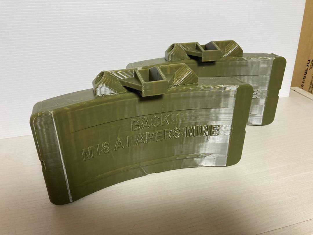 1:1スケール M18 A1クレイモア地雷 模型2個セット (訳あり②)