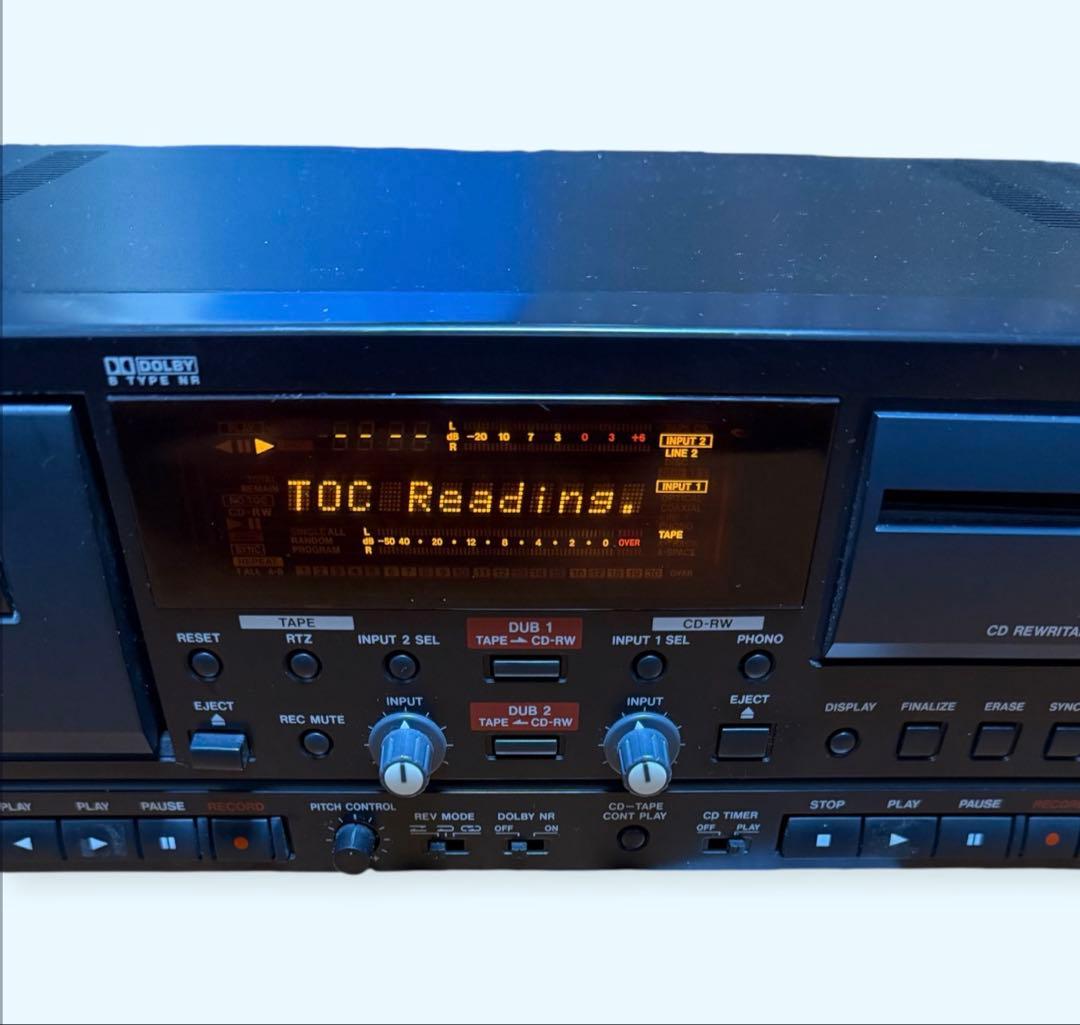 ※ジャンク※ TASCAM CC-222SL カセット・CDレコーダー