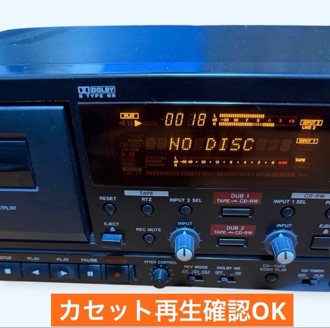 ※ジャンク※ TASCAM CC-222SL カセット・CDレコーダー