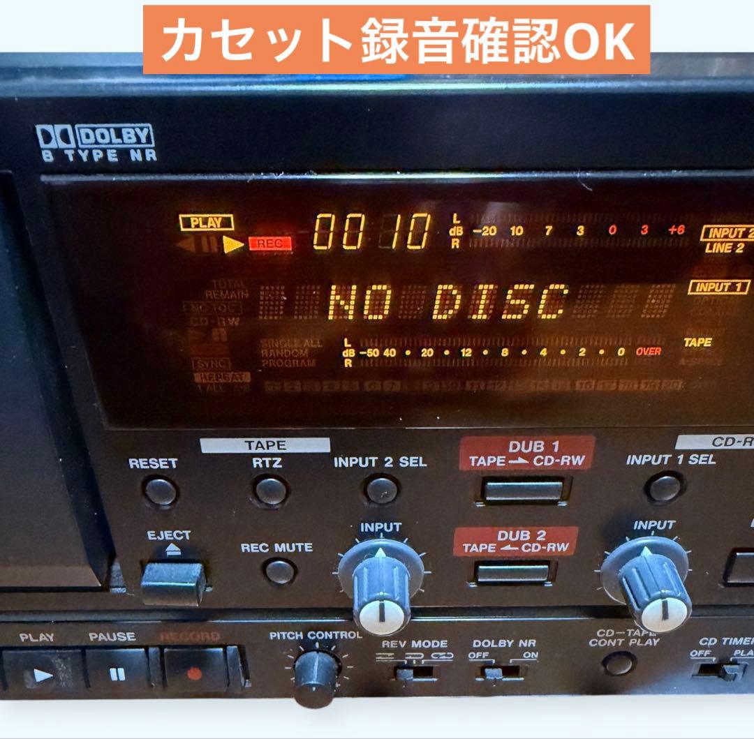 ※ジャンク※ TASCAM CC-222SL カセット・CDレコーダー