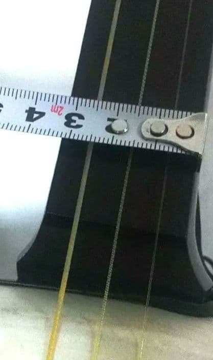 三味線 津軽三味線　正寸　太棹　東さわり　ハードケース付【皮破れ】