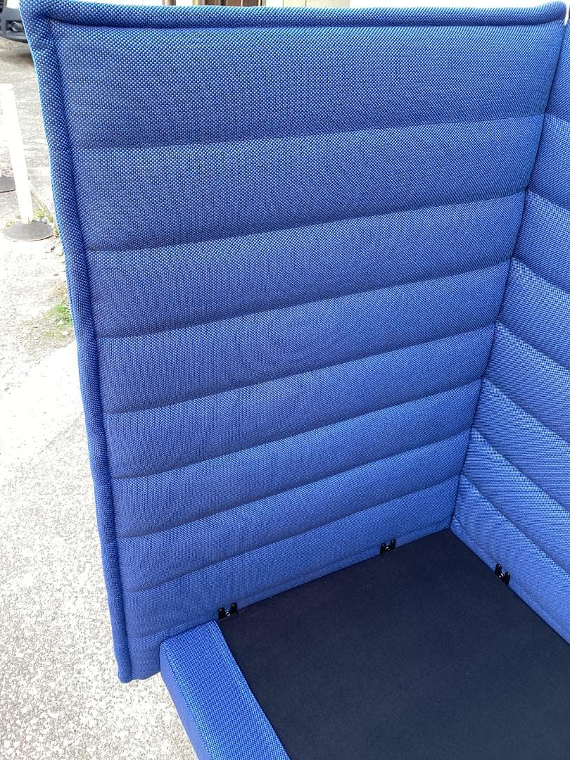 在庫２台　定価約１６０万　ヴィトラ　アルコーヴソファ　ブルー系